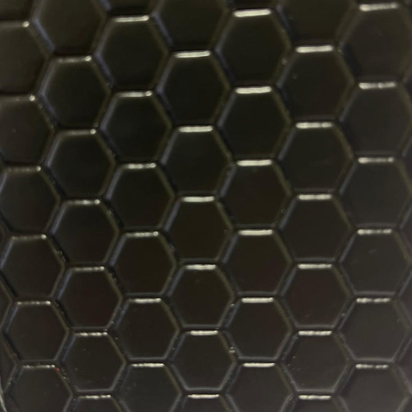 Tapete PVC Pavimento Antiderrapante 1.6mm | Preto - Favo