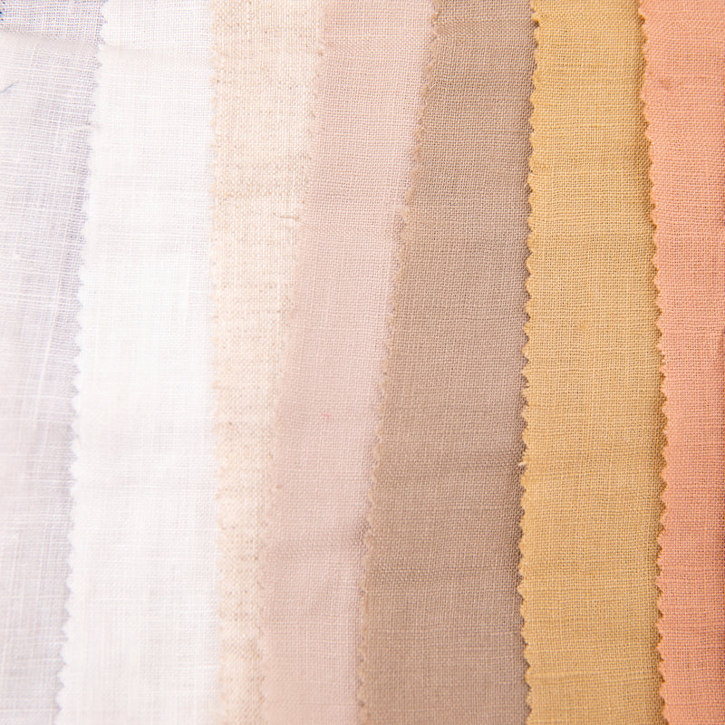 100% linen fabric 165gm2 1.4m width - raw