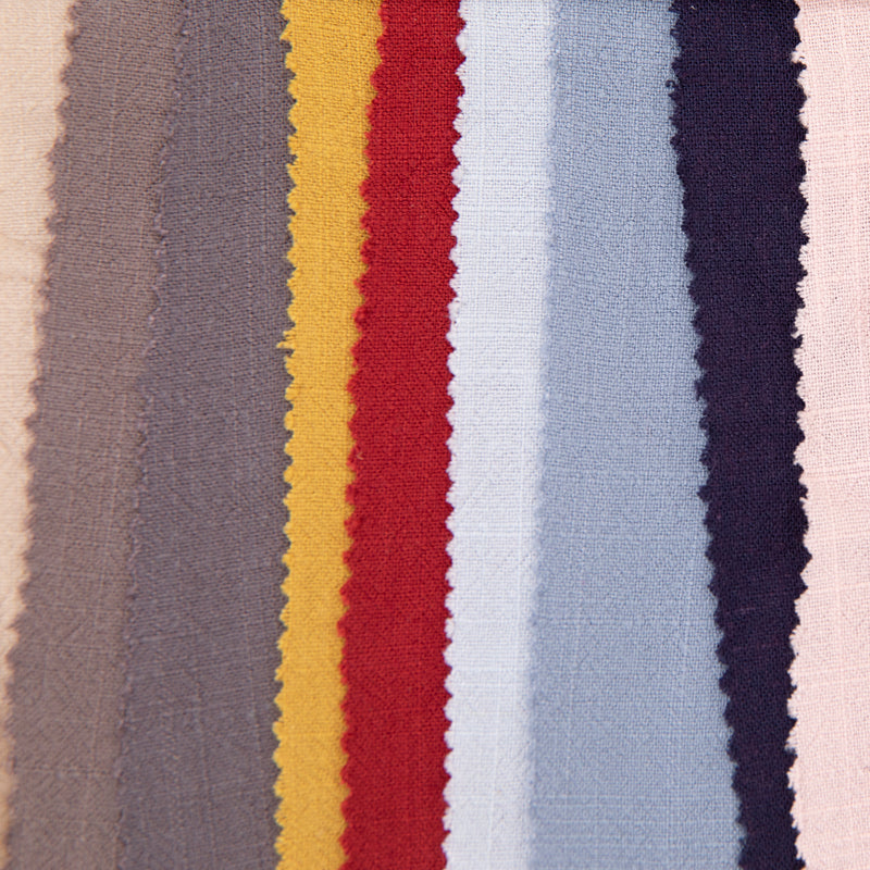 Viscose en linnen stof 210 g2 1,37 m breedte - antraciet