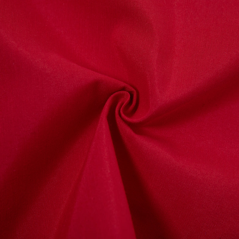 Fabric for tablecloths cotton and polyester - Smooth | Red