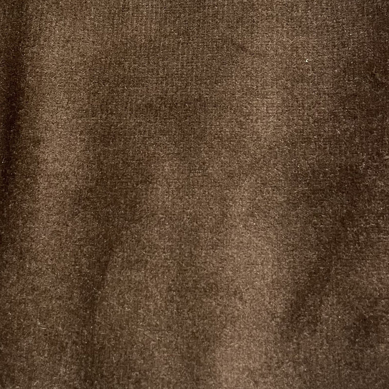 Veludo 1.40m Largura para Sofá e Toalhas de Mesa | Castanho