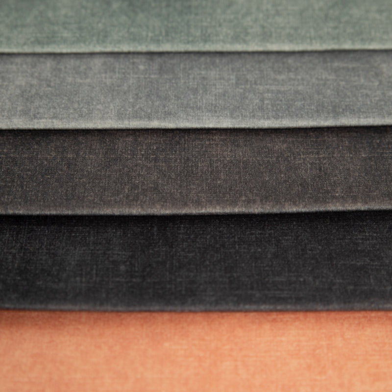 Geometrische fluwelen stof voor bekleding - Zalm | Ciga