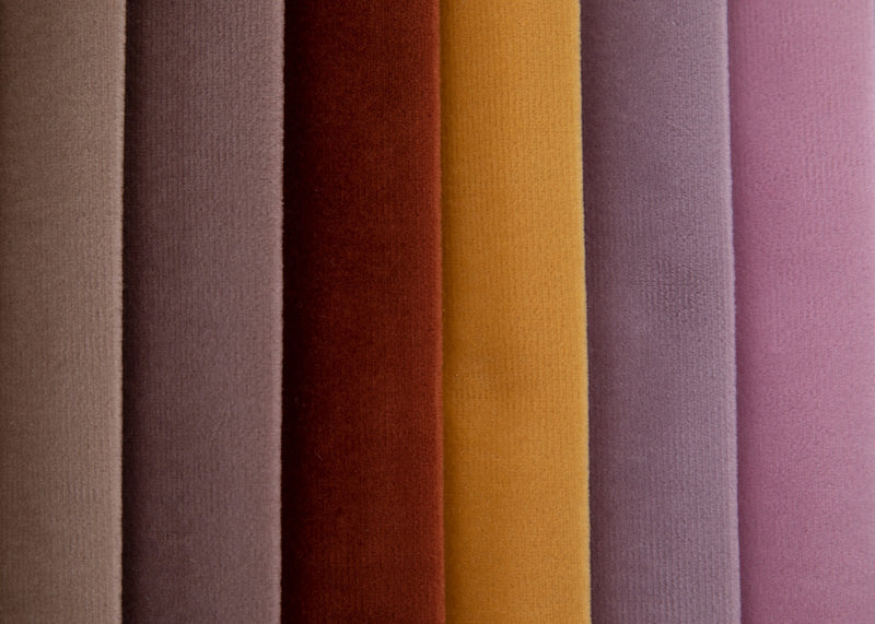 Velvet fabric to line and spoil - Minutes - Pastel Yellow