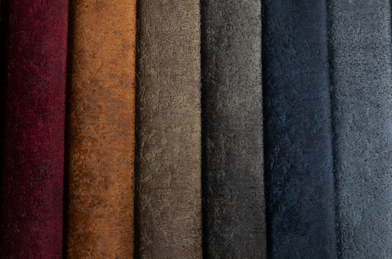 Velvety fabric for upholstery - OLPO | Moss green