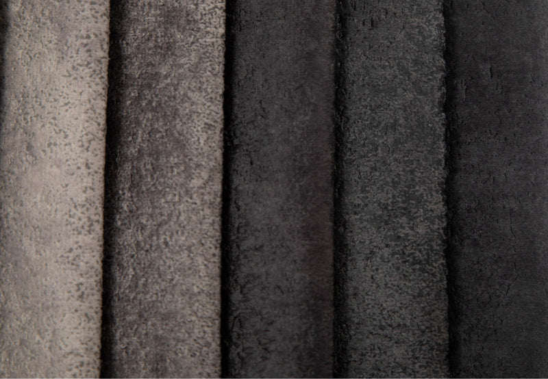 Velvety fabric for upholstery - OLPO | Dark gray